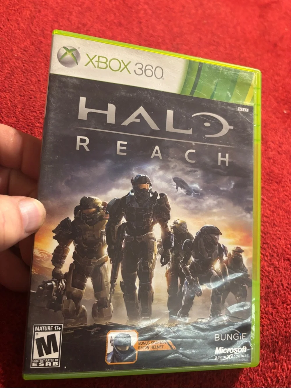 Xbox 360 Halo: Reach - Black Game Case with manual